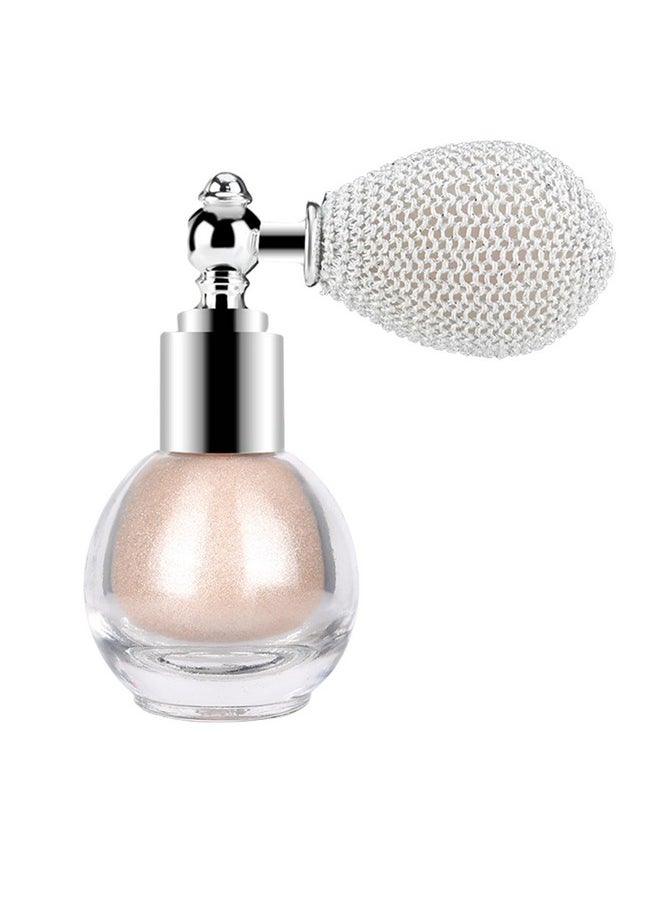 KYDA Highlighter Powder Spray, Glitter High Gloss Spray Shimmer Sparkle Powder Makeup Spray, For Face Body Cosmetic-Champagne Gold  - Image 1