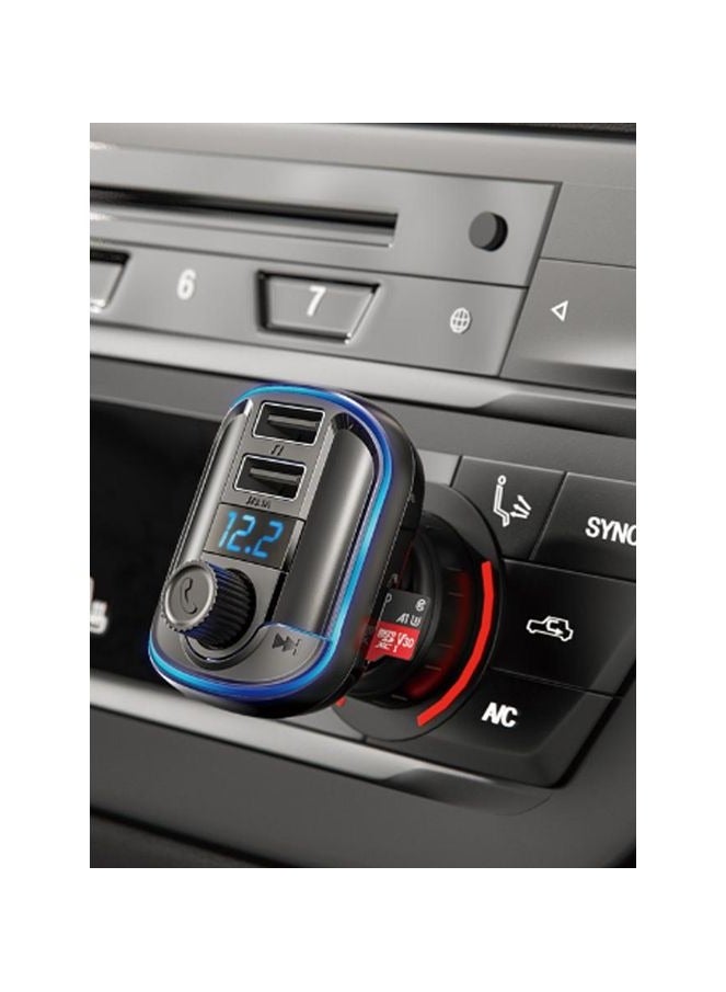 Yesido Y44 Bluetooths Auto Charge Universal U Disk 2 Usb Car Charger Black - Image 2