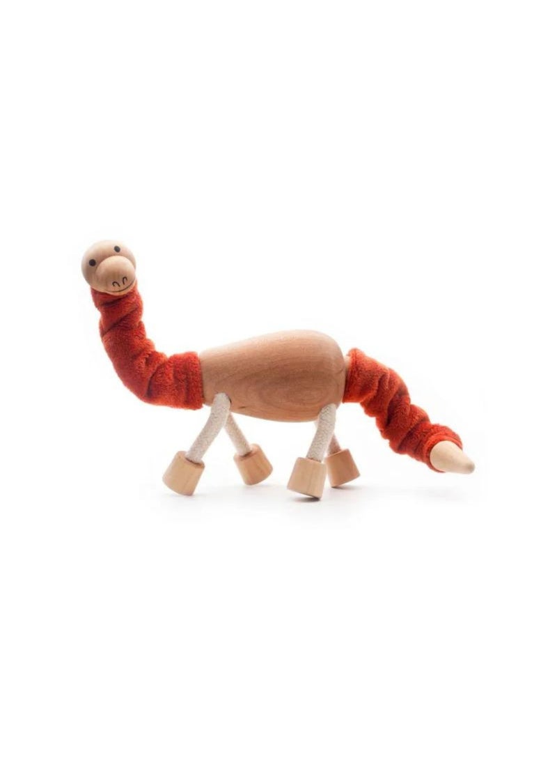 Anamalz Brontosaurus Dinosaur Wooden Toy