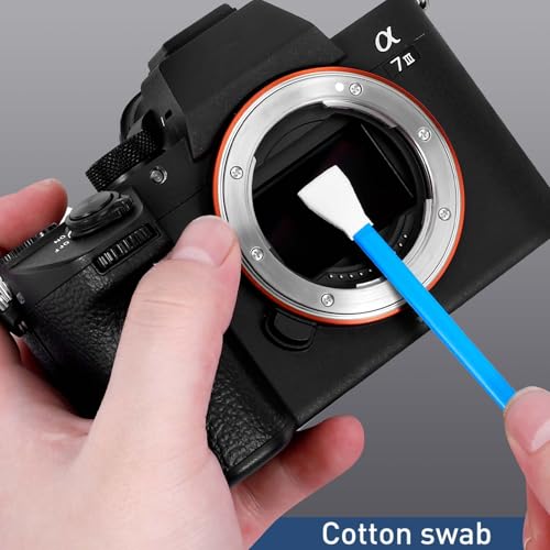 MBJRFU Camera Lens Cleaning Kit - Mirrorless and DSLR Camera Cleaning Kit, Including Lens Paper/Blower, Cotton swabs, dust Free Cloth, Lens Pen, Cleaning Brush - Image 3