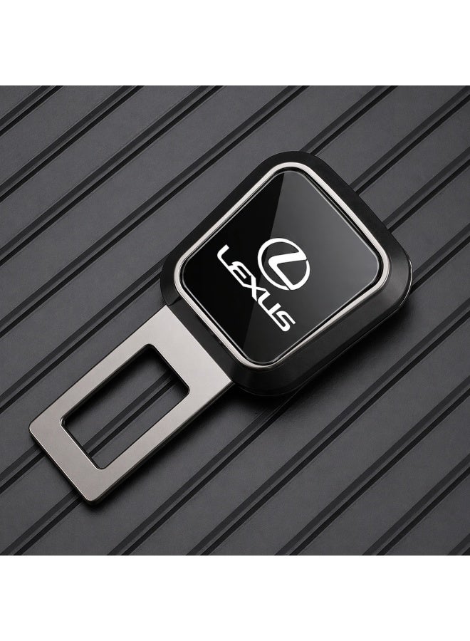 4 قطع من مشابك تمديد حزام الأمان المعدنية لسيارات لكزس، مشبك تمديد حزام الأمان، مناسب لجميع أنواع السيارات وسيارات الدفع الرباعي، مشبك تمديد مريح للقيادة، تصميم من سبيكة متينة - Image 4