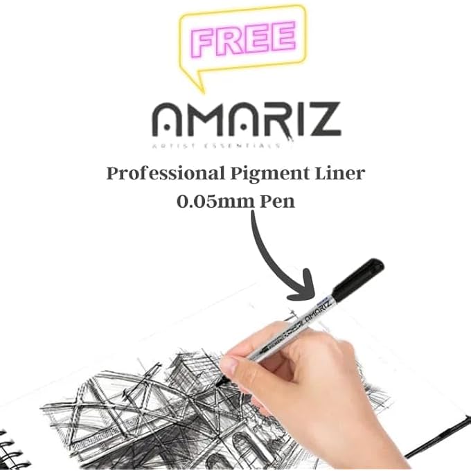 HARD BOUND TWIN WIRO SKETCH BOOK, A3 SIZE - Image 5