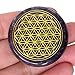 Loveliome Loveliome Natural Amethyst Flower of Life Engraved Healing Crystal Chakra Balancing and Positive Energy Generator Palm  - Image 2