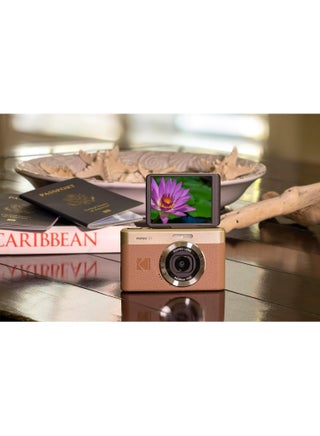 Kodak Pixpro C1 Ultra Compact Digital Camera 13MP BSI CMOS, 4X Zoom, 7.1 cm LCD Screen, LED Flash - Brown - view 2