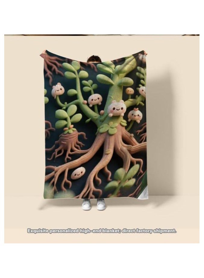 general Flannel thin blanket (warm and comfortable, suitable for sleep, gaming, dust removal and sandproof) 150cm*200cm - 605 - Image 3