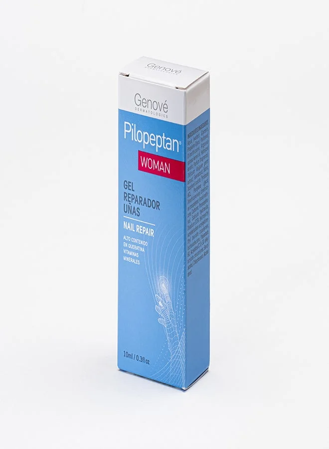Genove  Genové Pilopeptan Woman Nail Repair Gel 10ml - Keratin Treatment for Brittle Nails, Hydrating Cuticle Cream & Strengthening Growth Serum for Flaking for Women | Best Price UAE