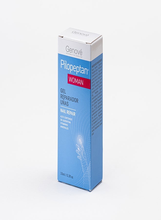Genove Genové Pilopeptan Woman Nail Repair Gel 10ml - Keratin Treatment for Brittle Nails, Hydrating Cuticle Cream & Strengthening Growth Serum for Flaking - Image 3