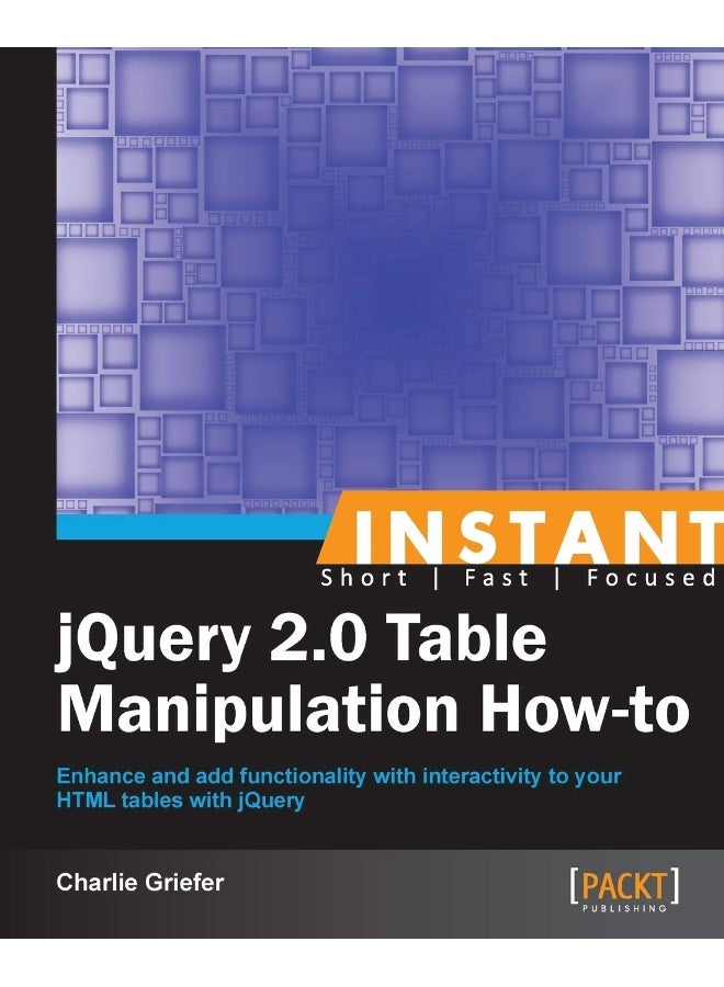 Instant jQuery 2.0 Table Manipulation How-to