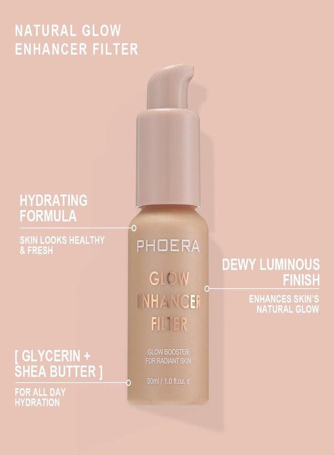 Meifen PHOERA Skin Glow Tint Foundation,Natural Radiant Flawless Filter Effect Silk Perfect Illuminating Foundation. (02 Light) - Image 3