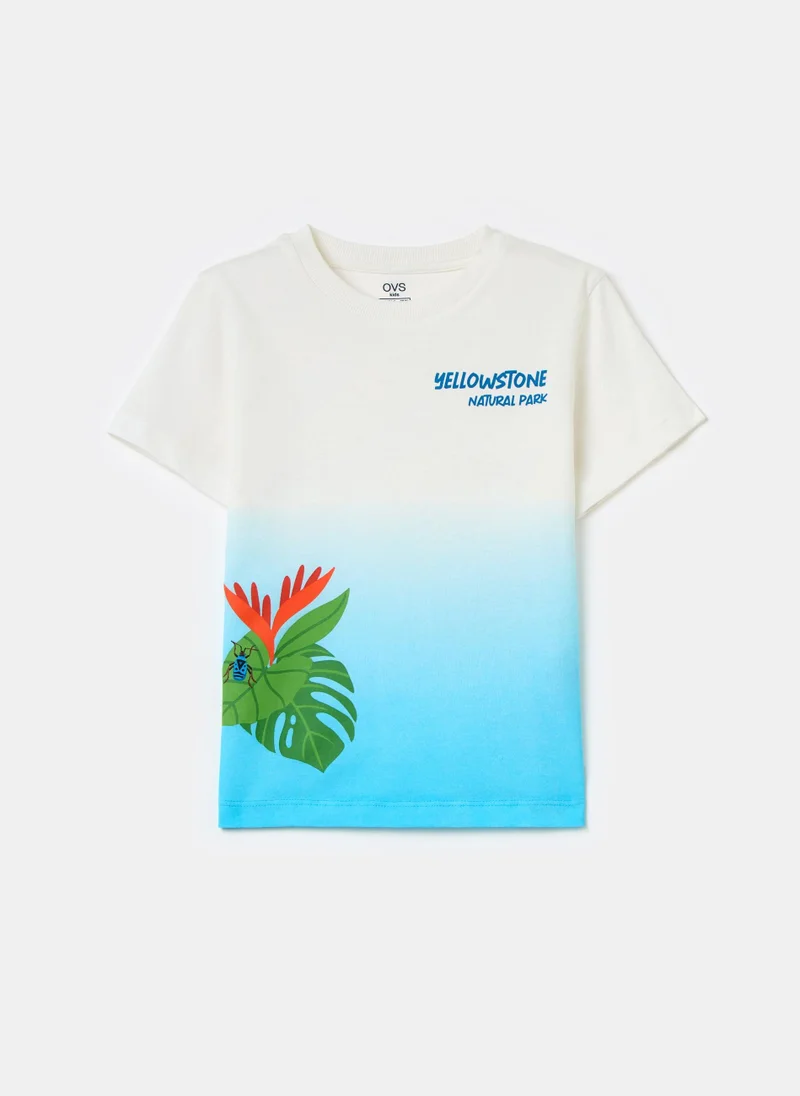 او في اس Ovs T-Shirt S/S  Light Blue