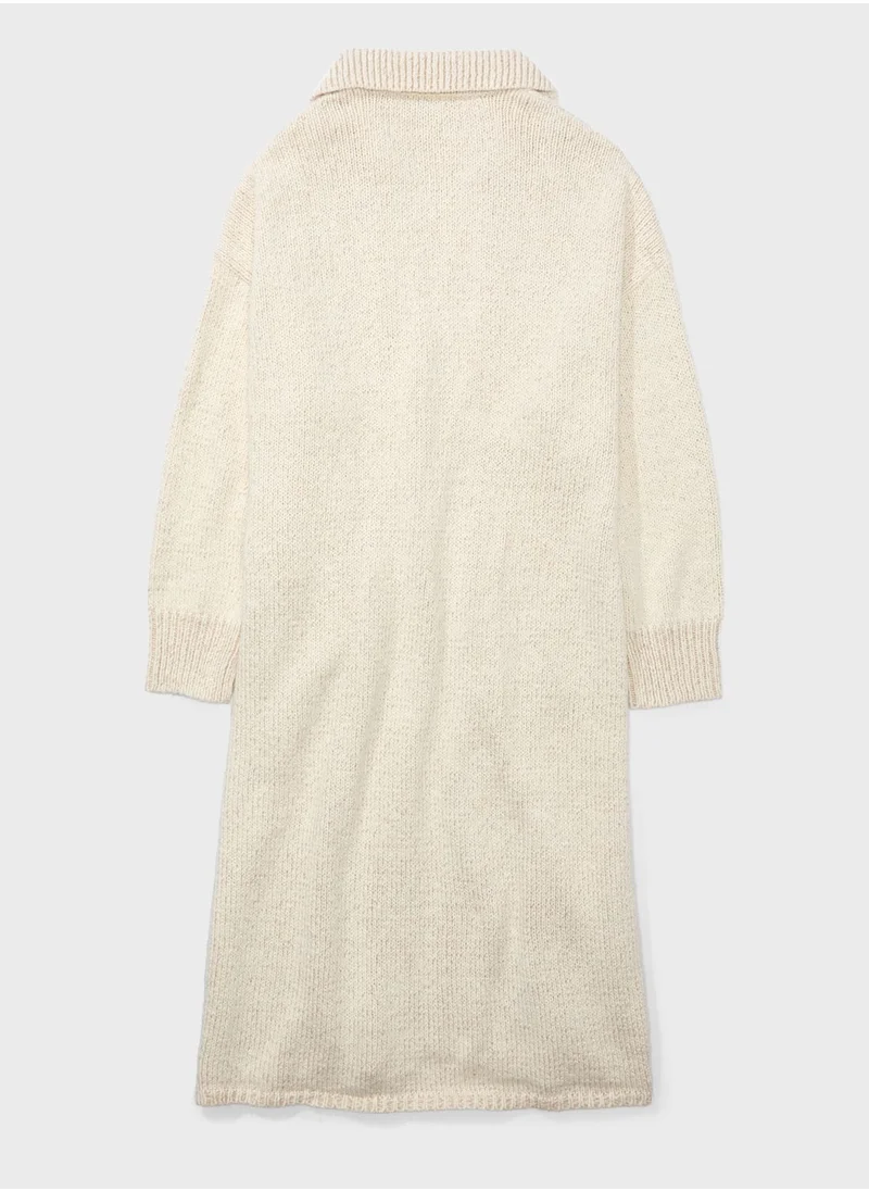 American Eagle Pocket Detail Longline Cardigan