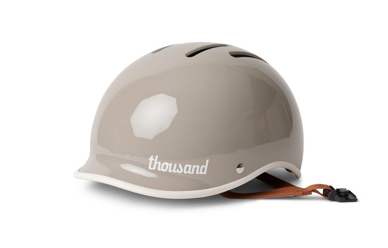 Thousand Heritage 2.0 Adult Bike Helmet; The Original Low Profile Retro Commuter Cycling Helmet Safety Certified for Bicycle Skateboard Skating Roller Skates; for Men & Women (Dove Grey, L) - Image 1