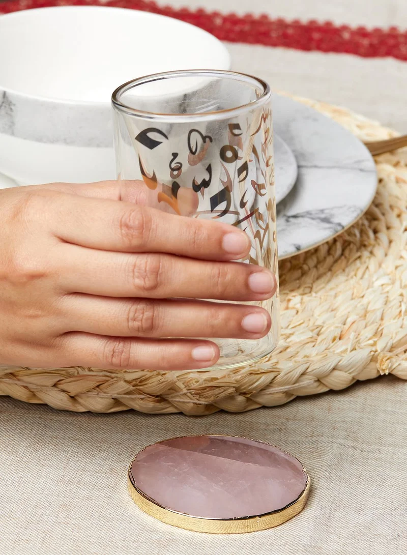 Noire Edit Set Of 2 Natural Stone Coasters