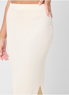 ONLY High Waist Knitted Skirt  - Image 3