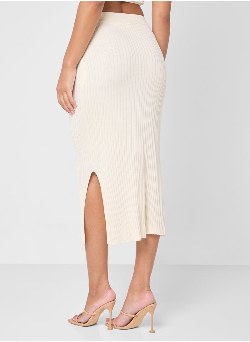 ONLY High Waist Knitted Skirt  - Image 2