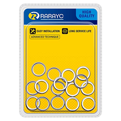 RARAYC 16 Pcs Oil Drain Plug Gaskets Crush Washers Seal Replacement for Subaru 803916010 - Image 1