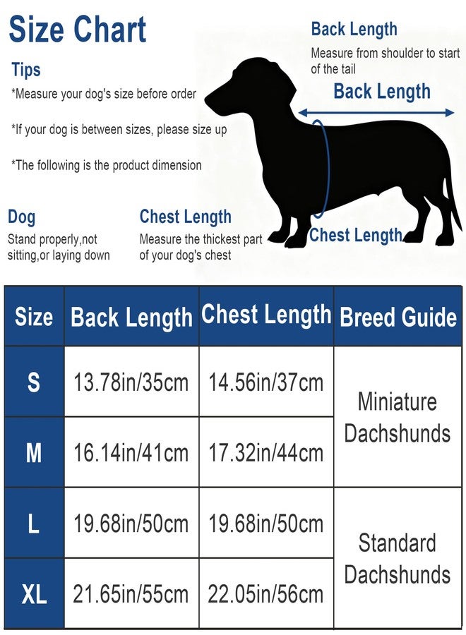 TARFEPA Warm Fleece Dachshund Coats, Dachshund Sweater, Miniature Dachshund Sausage Dog Clothes Jacket, Wiener Corgi Pullover with Adjustable Bands (Blue, S) - Image 4