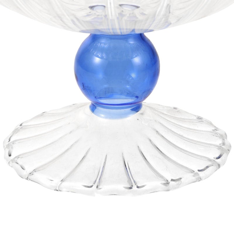 Vintage Glass Candy Dish And Fruit Bowl 350ml Footed Dessert Serving Bowl - Image 4