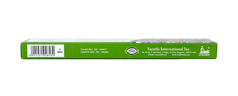 Tulasi Patchouli Masala  Agarbatti Incense 15Gm - Image 2