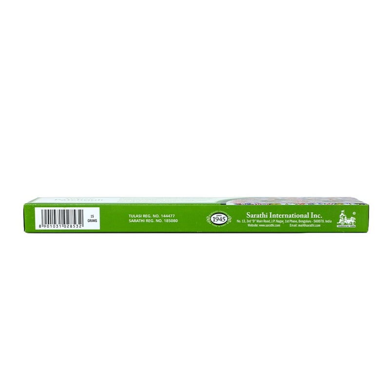 Tulasi Premium Masala Patchouli Incense Sticks (Agarbatti) for Pooja, Prayer, Meditation & Home Fragrance, 1 Pack - Image 2