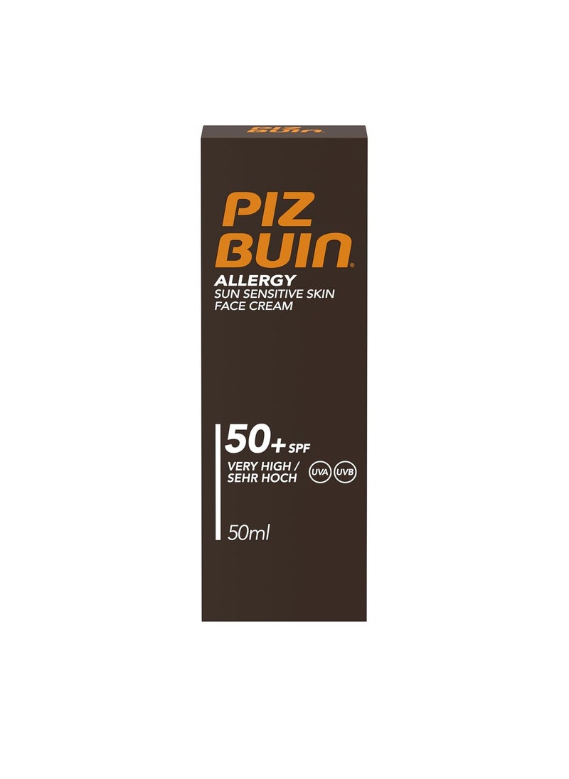 Piz Buin Allergy by Piz Buin Face Cream SPF50+ 50ml 