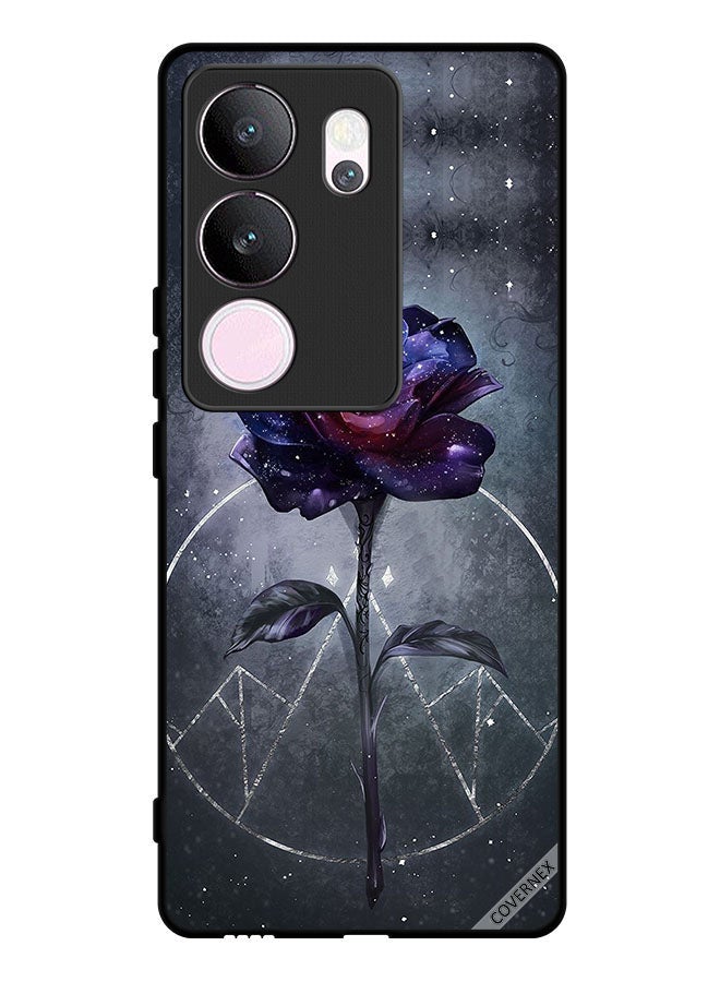 Covernex Protective Case Cover For vivo V29 Pro Dark Flower Wallpaper - Image 1