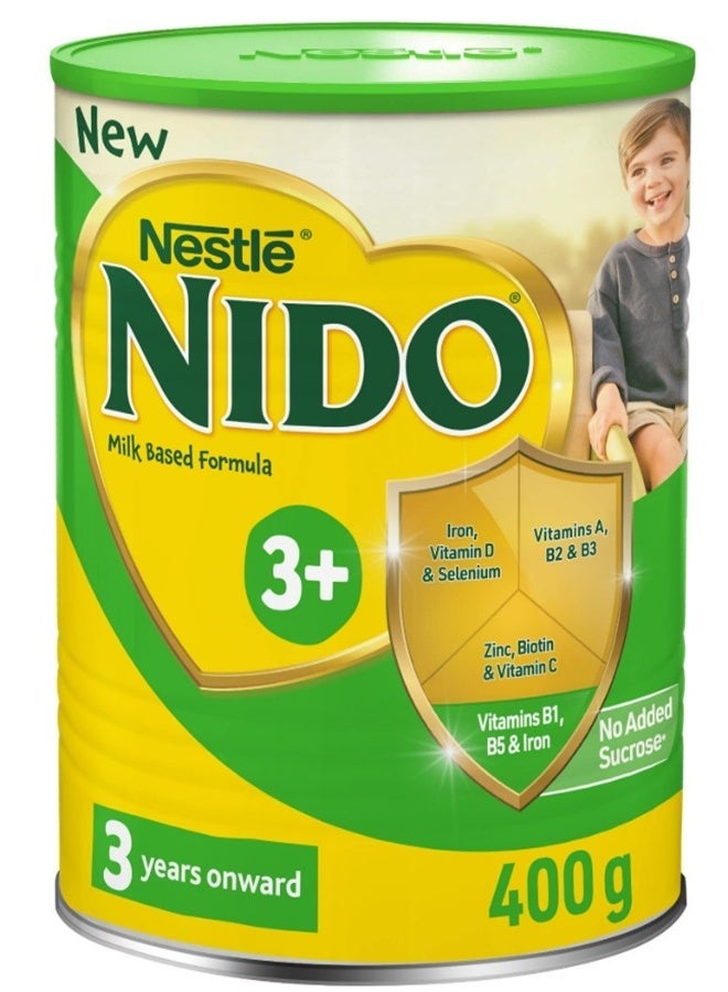 NIDO THREE PLUS NO 4 400GM (GREEN) - Image 1