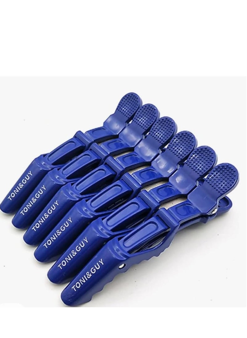 6-Piece Alligator Hair Clips Multicolor