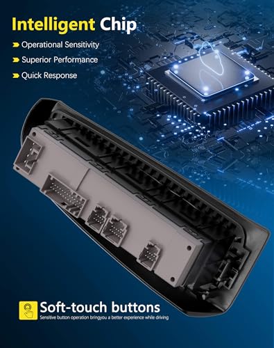 CXZHAZD 15883319 Master Power Window Switch with Tan Bezel Fit for Chevrolet GMC Escalade Hummer, 2003-2006 Avalanche Silverado Suburban Tahoe Sierra Yukon Escalade H2, Front Driver Side Door Lock Switch - Image 5