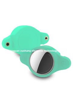 Waterproof Silicone Protective Case For Apple AirTag Tracker For Apple Pet Tracker Silicone Case-Color:Mint Green-Applicable Model:Applicable Airtag Protective Sleeve
