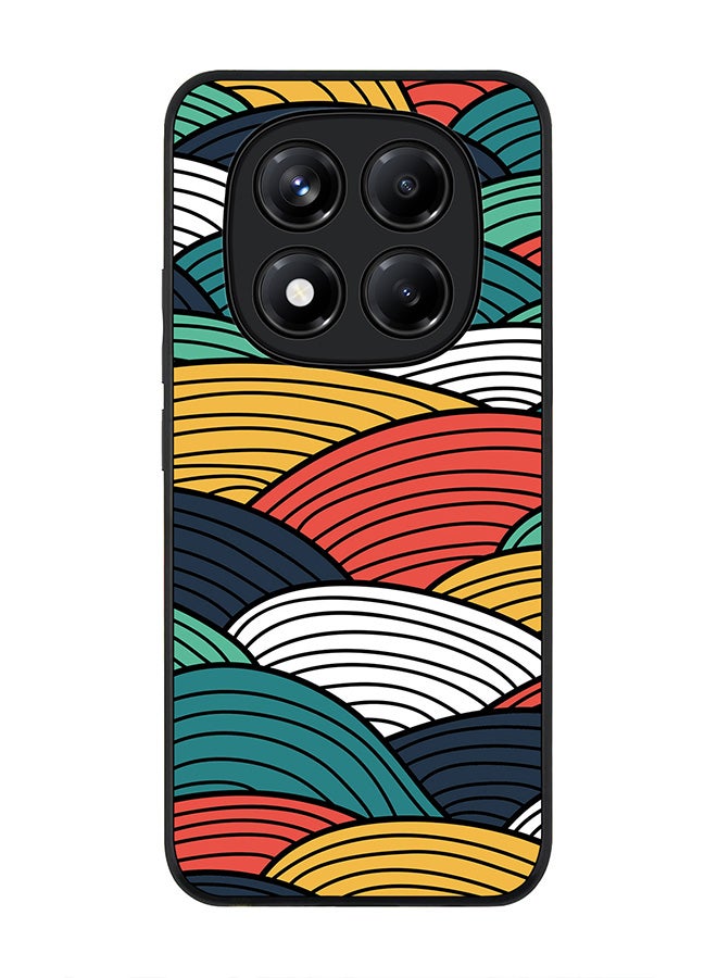 Stylizedd For Xiaomi Redmi Note 14 Pro 5G / X7 5G Case,Slim fit Camera Protection, Shockproof Thin Phone cover  - Woven Colors - Image 1