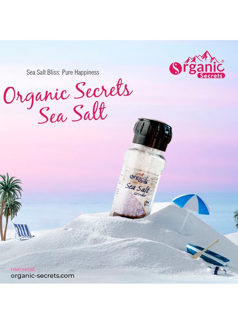 Organic Secrets Sea Salt Coarse by Organic Secrets  - 225G Grinder - Image 4