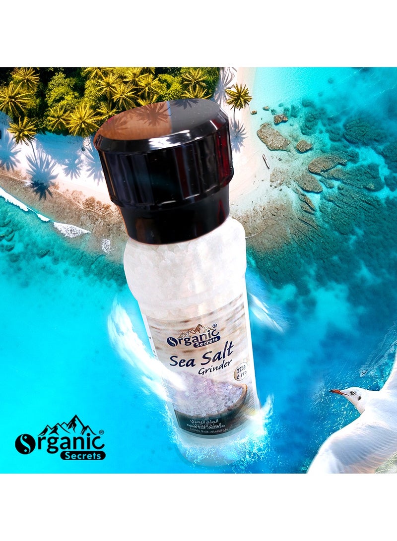 Organic Secrets Sea Salt Coarse by Organic Secrets  - 225G Grinder - Image 3
