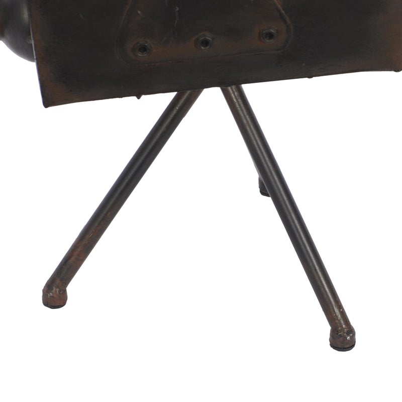 Deco 79 Metal Film Decorative Sculpture Camera Home Decor Statue, Accent Figurine 12" x 7" x 15", Brown - Image 2