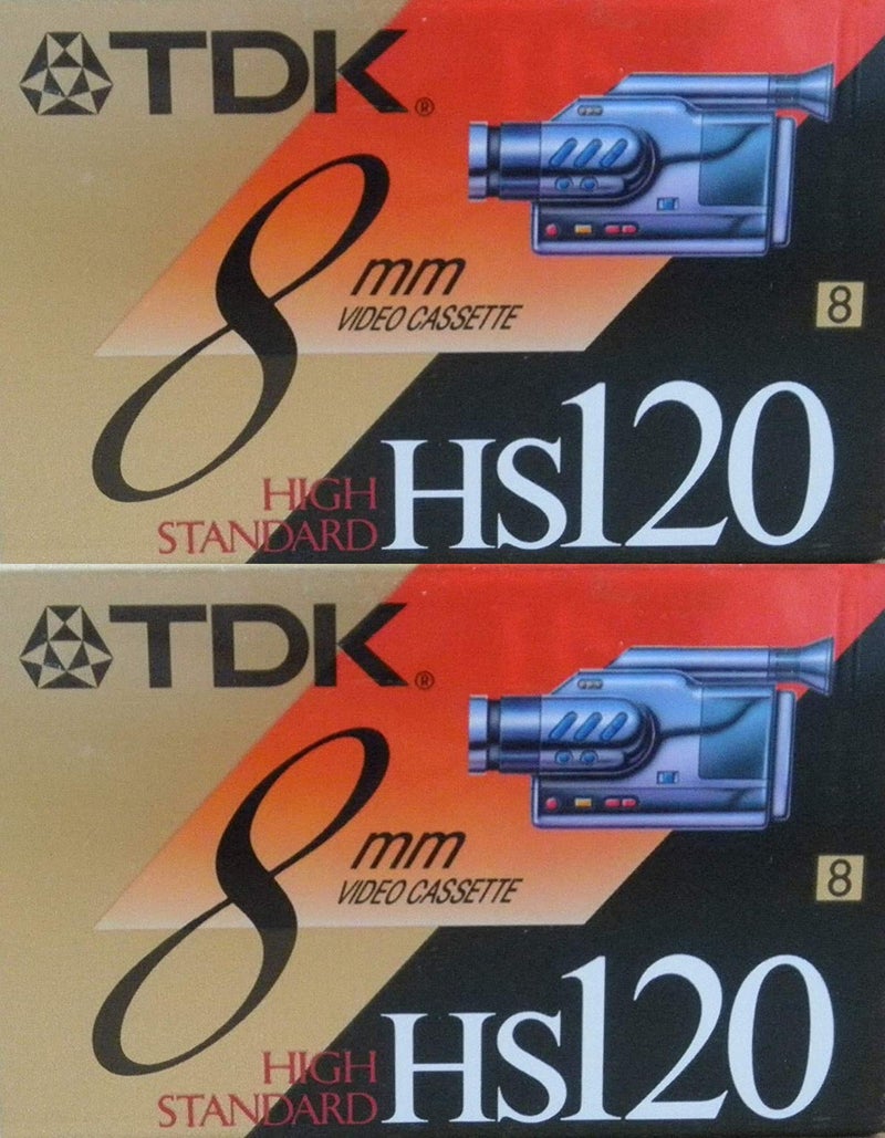 TDK 2 Pack TDK HS120 8mm High Standard Video Cassette Tape - Image 5