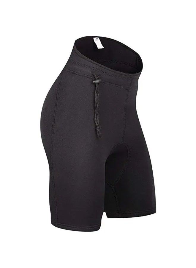 Loquat 3mm Swimming Shorts Neoprene Diving Shorts Surf Pants High Waist Elastic Sports Swimming Shorts Men-Color:Black Black Thread Stitch-  - Image 3