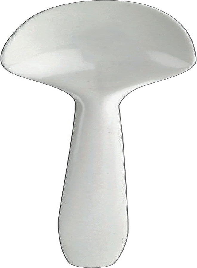 PERK Staples Compostable Plastic Spoon, Medium-Weight, White - Image 2