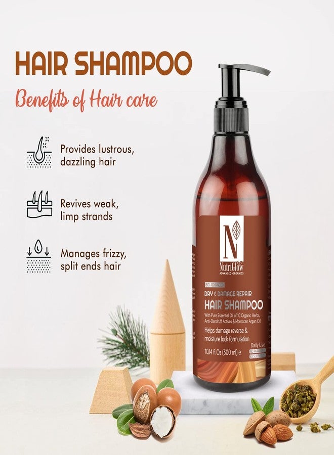 NutriGlow Hair Spa Creame (300gm) & Hair Shampoo (300ml) For Shiny Hair, Frizzy Hair, Hair Nourisment, Moisture lock, Pack Of 2 - Image 4