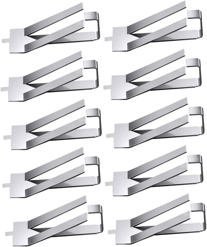 ABOOFAN 10-Pack Glass Bed Spring Turn Clamps for 3D Printers Sturdy Stainless Steel Hot Bed Clips for Stable Fixation and Easy Installation - Image 1