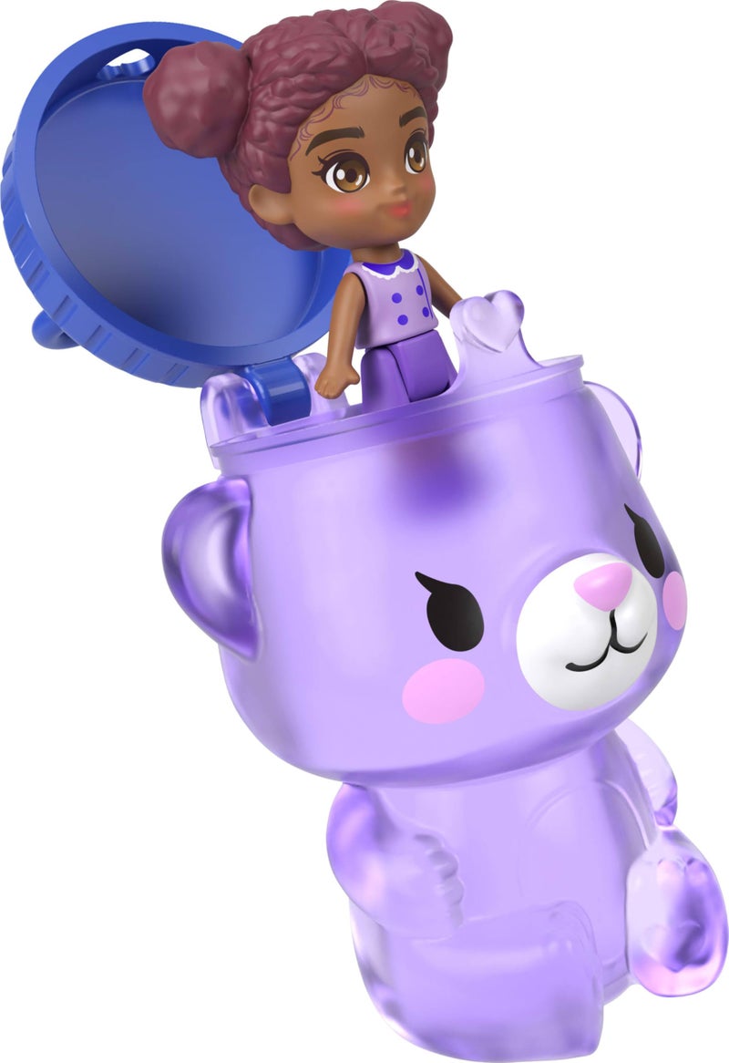 Polly Pocket Dolls and Playset, Blueberry Besties Compact, Travel Toy with 1 Micro Doll, Pet, Fruit Themed Accessories - Image 4