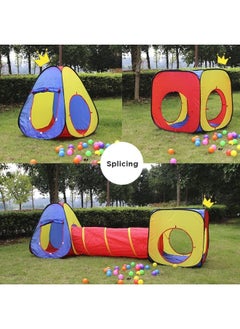 Cordova Baby Tent 3 In 1 Portable Kid Crawling Play Tunnel For Boys And Girls, Toddler Pop Up Playhouse Ocean Ball Pit Pool  - Image 3