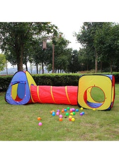 Cordova Baby Tent 3 In 1 Portable Kid Crawling Play Tunnel For Boys And Girls, Toddler Pop Up Playhouse Ocean Ball Pit Pool  - Image 1