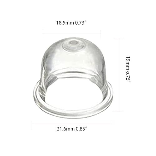 Missiscily 4-Pack 0057003 0057004 Carburetor Primer Bulb Replacement for Homelite Echo Stihl Robi Zama Primer Pouland 561635001 A01195A 0058001 12538108660 - Image 4