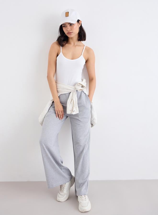 ستايلي جوغر بأرجل واسعة وأربطة - Image 1