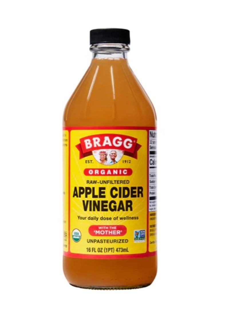 Bragg Organic Raw Apple Cider Vinegar Health Supplement 473Ml - Image 2
