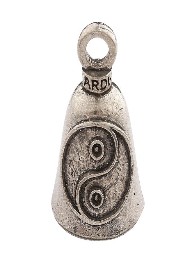 Guardian Bell Yin Yang Zen Good Luck Bell w/Keyring & Black Velvet Gift Bag | Motorcycle Bell | Lead-Free Pewter | Good Luck Gift to Friends & Family | Bike Bell | Made in USA - Image 1