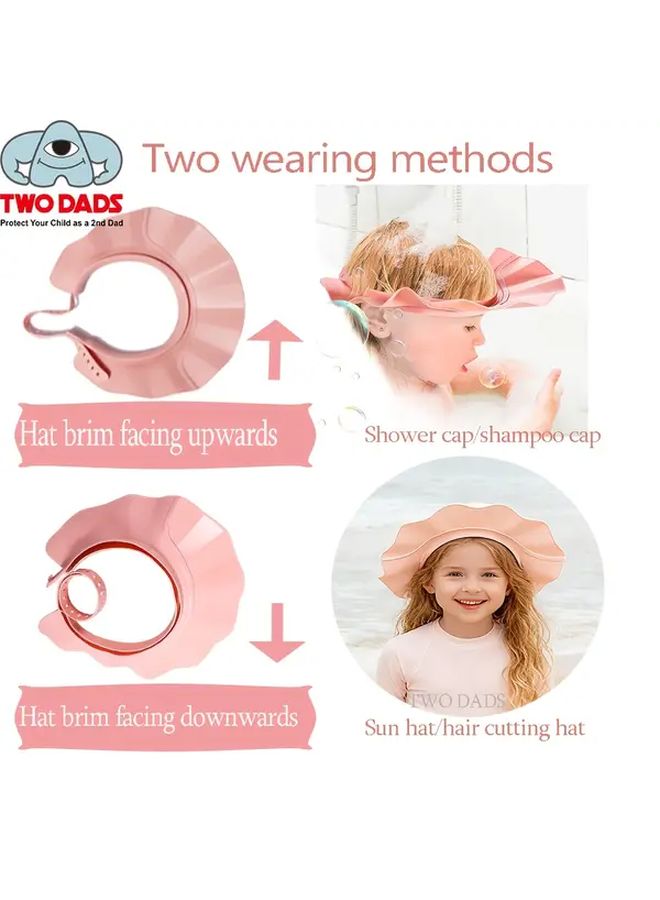 Antique White Baby Shower Cap Adjustable Hair Wash Head Water Cover Bath Gifts - Image 5
