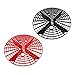 SHMZK 2 PCS Car Wash Bucket Inserts Auto Detail Dirt Gaurd Buckets Filter Helps Remove Dirt Debris Dirt Guard Insert Wash Filter Fits 12 Inch Diameter Bucket or 35 Gallon Buckets BlackRed - Image 2