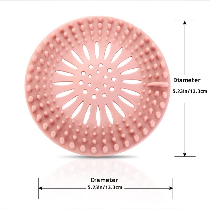 PRAYAS Hair Catcher Drain, Sink Drain Strainer Silicone Tube Drain Hair Catcher Stopper Drain Protector for Bathroom, Bathtub and Kitchen (Pack of 5) - Image 2