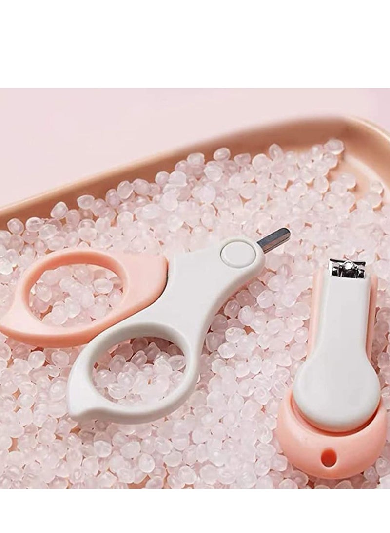 KASTWAVE Baby Nail Kit, 4-in-1 Baby Nail Care Set, Baby Manicure Kit and Pedicure kit, Baby Nail Clippers, Scissor, Baby Nail File & Tweezer for Baby Boy and Baby Girl, Baby Grooming Kit (Pink) - Image 4